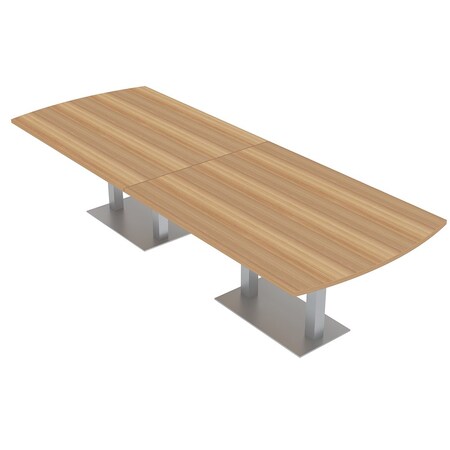 Skutchi Designs 45 in W, 144 in L, 29 in H, Engineered Wood Top, Brown HAR-AREC-46X143-DOU-XD21